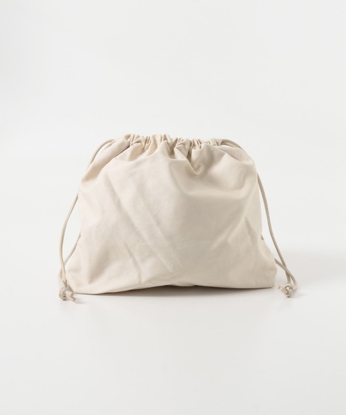 KBF+（ケービーエフプラス）の「KBF+　メッシュ巾着BAG（ショルダーバッグ・レディース・ブラック/アイボリー・ONE）」の6枚目の写真