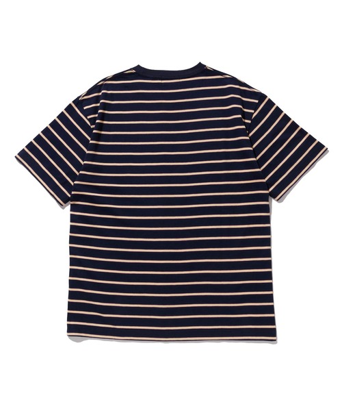 XLARGE（エクストララージ）の「S/S STRIPE TEE（Tシャツ/カットソー・メンズ・オレンジ/ネイビー/グリーン・M/S/XL/L）」の12枚目の写真