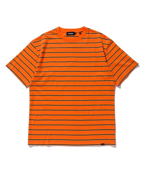 XLARGE（エクストララージ）の「S/S STRIPE TEE（Tシャツ/カットソー・メンズ・オレンジ/ネイビー/グリーン・M/S/XL/L）」の16枚目の写真