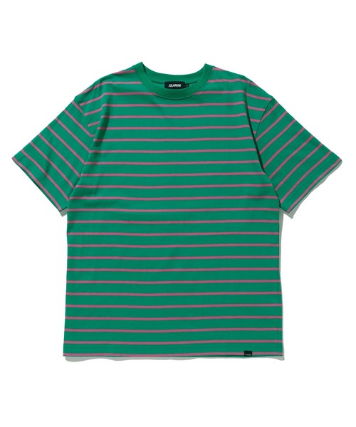 XLARGE（エクストララージ）の「S/S STRIPE TEE（Tシャツ/カットソー・メンズ・オレンジ/ネイビー/グリーン・M/S/XL/L）」の13枚目の写真