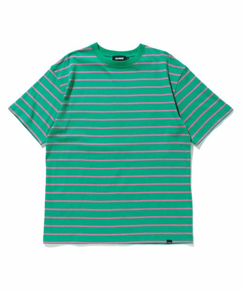 XLARGE（エクストララージ）の「S/S STRIPE TEE（Tシャツ/カットソー・メンズ・オレンジ/ネイビー/グリーン・M/S/XL/L）」の17枚目の写真