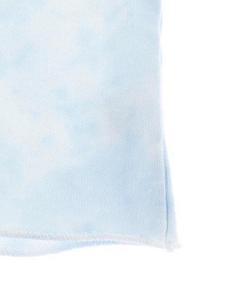 ALEXIA STAM（アリシアスタン）の「Logo Tie Dye Short Sleeve Cropped Sweatshirt/ロゴタイダイショートスリーブスウェットシャツ（スウェット・レディース・ベージュ/ブルー・FREE）」の8枚目の写真