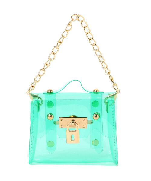 Ray BEAMS(レイビームス)の「bLicensceLL / クリア ポーチ(ポーチ・レディース・ピンク/ミント・ONE SIZE)」の2枚目の写真