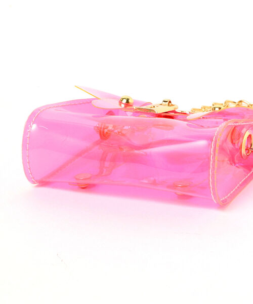 Ray BEAMS(レイビームス)の「bLicensceLL / クリア ポーチ(ポーチ・レディース・ピンク/ミント・ONE SIZE)」の7枚目の写真