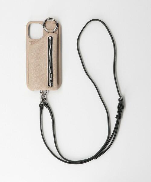 ajew(エジュー)の「<AJEW>CADENAS ジップ ストラップ iPhone 12ProMAXケース(スマホケース/カバー・レディース・ライトブルー/ライラック/ブラウン/ベージュ/ダークグレー/ブラック・FREE)」の5枚目の写真