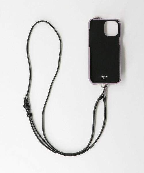 ajew(エジュー)の「<AJEW>CADENAS ジップ ストラップ iPhone 12ProMAXケース(スマホケース/カバー・レディース・ライトブルー/ライラック/ブラウン/ベージュ/ダークグレー/ブラック・FREE)」の7枚目の写真