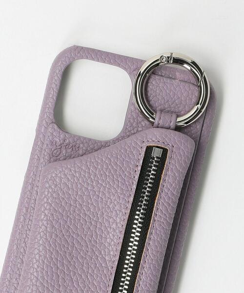 ajew(エジュー)の「<AJEW>CADENAS ジップ ストラップ iPhone 12ProMAXケース(スマホケース/カバー・レディース・ライトブルー/ライラック/ブラウン/ベージュ/ダークグレー/ブラック・FREE)」の8枚目の写真