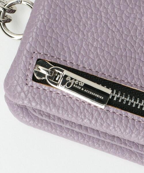 ajew(エジュー)の「<AJEW>CADENAS ジップ ストラップ iPhone 12ProMAXケース(スマホケース/カバー・レディース・ライトブルー/ライラック/ブラウン/ベージュ/ダークグレー/ブラック・FREE)」の19枚目の写真