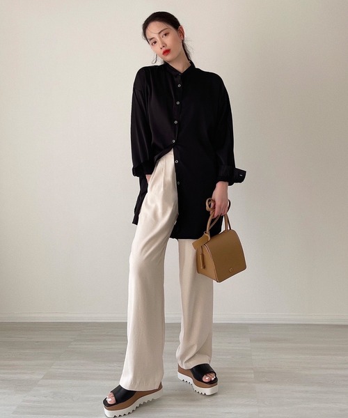 etade(エタード)の「【etade】back slit shirt etdwz4(シャツ/ブラウス・レディース・ブラック/レンガ・FREE)」の18枚目の写真