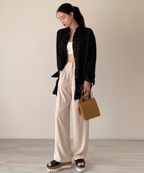 etade(エタード)の「【etade】back slit shirt etdwz4(シャツ/ブラウス・レディース・ブラック/レンガ・FREE)」の19枚目の写真