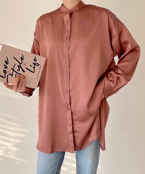 etade(エタード)の「【etade】back slit shirt etdwz4(シャツ/ブラウス・レディース・ブラック/レンガ・FREE)」の14枚目の写真