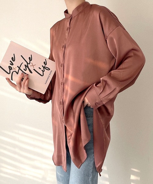 etade(エタード)の「【etade】back slit shirt etdwz4(シャツ/ブラウス・レディース・ブラック/レンガ・FREE)」の15枚目の写真