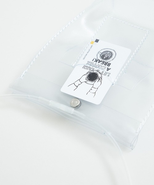 beautiful people（ビューティフルピープル）の「【beautiful people(ビューティフルピープル)】クリアエンボスネームドキュメントバッグ 1115611922（トートバッグ・レディース・クリア/ブラック/ラベンダー・FREE）」の6枚目の写真