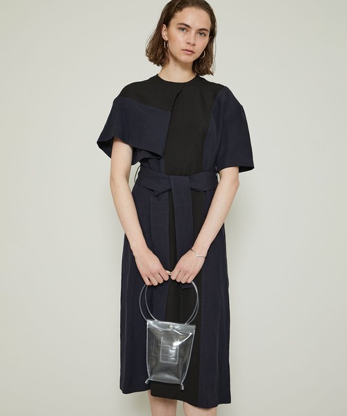 beautiful people（ビューティフルピープル）の「【beautiful people(ビューティフルピープル)】クリアエンボスネームドキュメントバッグ 1115611922（トートバッグ・レディース・クリア/ブラック/ラベンダー・FREE）」の10枚目の写真