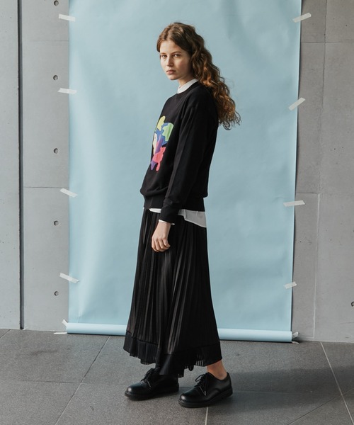 FRAPBOIS(フラボア)の「FRAPBOIS×田室綾乃×クレパス ニット(ニット/セーター・レディース・グレー/ブラック・1/2)」の14枚目の写真