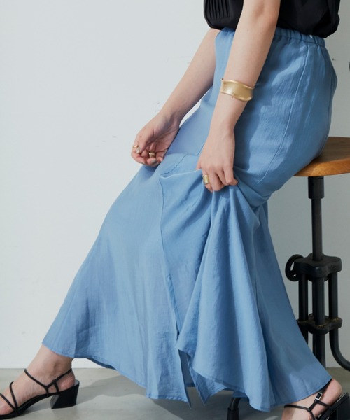 Aunt Marie's（アントマリーズ）の「マーメイドラインスカート（スカート・レディース・ベージュ/イエロー/ブルー・FREE）」の17枚目の写真