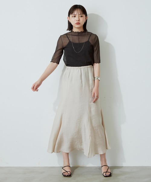 Aunt Marie's（アントマリーズ）の「マーメイドラインスカート（スカート・レディース・ベージュ/イエロー/ブルー・FREE）」の8枚目の写真