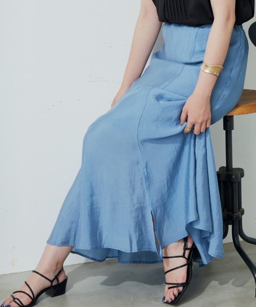 Aunt Marie's（アントマリーズ）の「マーメイドラインスカート（スカート・レディース・ベージュ/イエロー/ブルー・FREE）」の11枚目の写真