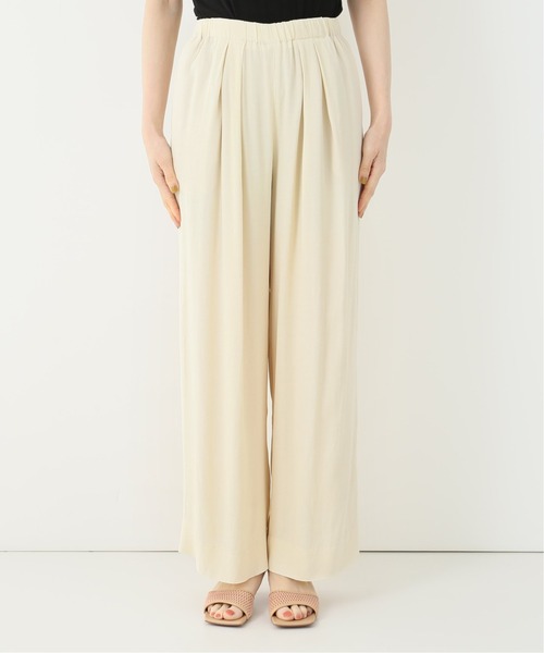 plage（プラージュ）の「rayon drape パンツ◆（その他パンツ・レディース・ブラック/アイボリー・38/36）」の22枚目の写真