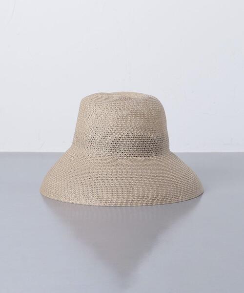 UNITED ARROWS（ユナイテッドアローズ）の「UWSC シアー ハット◆（ハット・レディース・ベージュ/ライトグレー/ブラック・FREE）」の16枚目の写真