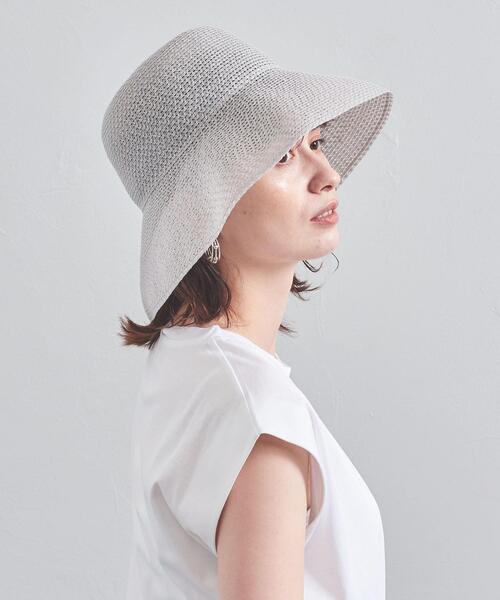 UNITED ARROWS（ユナイテッドアローズ）の「UWSC シアー ハット◆（ハット・レディース・ベージュ/ライトグレー/ブラック・FREE）」の15枚目の写真