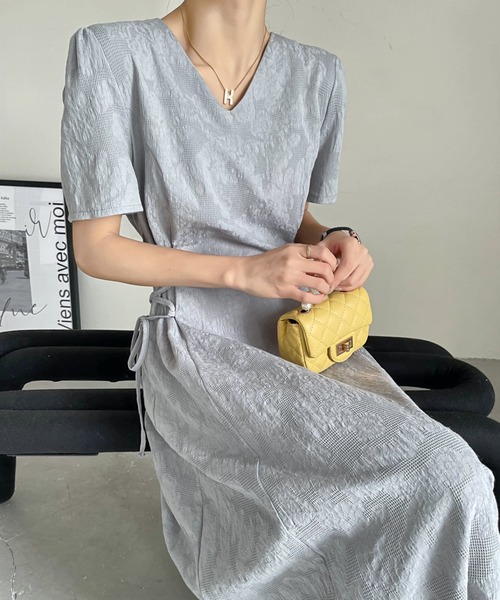 emi+（エミプラス）の「サイド紐 ロングワンピース（ワンピース）」 - WEAR