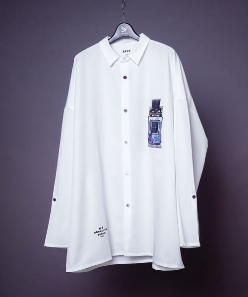 AFYF（エーエフワイエフ）の「AFYF ICON BIG SHIRT/オーバーサイズ イコンビッグシャツ（シャツ/ブラウス・メンズ・ホワイト系その他/ホワイト系その他2/ホワイト系その他5/ブラック系その他4/ブラック系その他2/ブラック系その他6/ホワイト系その他6/ブラック系その他7/ホワイト系その他7/ブラック系その他/ホワイト系1/ブラック系1/ブラック系/ホワイト系/ブラック系その他3/ホワイト系その他4・FREE）」の9枚目の写真