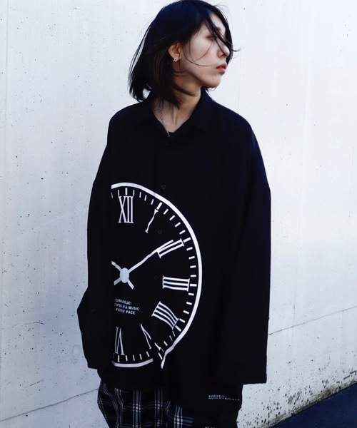 AFYF（エーエフワイエフ）の「AFYF ICON BIG SHIRT/オーバーサイズ イコンビッグシャツ（シャツ/ブラウス・メンズ・ホワイト系その他/ホワイト系その他2/ホワイト系その他5/ブラック系その他4/ブラック系その他2/ブラック系その他6/ホワイト系その他6/ブラック系その他7/ホワイト系その他7/ブラック系その他/ホワイト系1/ブラック系1/ブラック系/ホワイト系/ブラック系その他3/ホワイト系その他4・FREE）」の10枚目の写真