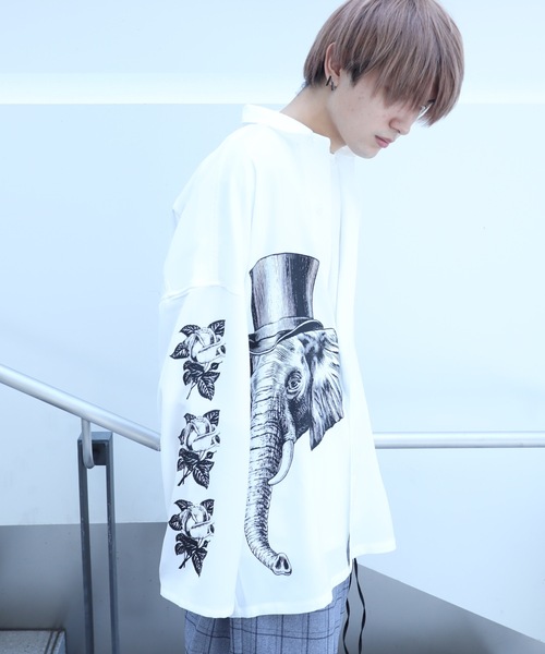 AFYF（エーエフワイエフ）の「AFYF ICON BIG SHIRT/オーバーサイズ イコンビッグシャツ（シャツ/ブラウス・メンズ・ホワイト系その他/ホワイト系その他2/ホワイト系その他5/ブラック系その他4/ブラック系その他2/ブラック系その他6/ホワイト系その他6/ブラック系その他7/ホワイト系その他7/ブラック系その他/ホワイト系1/ブラック系1/ブラック系/ホワイト系/ブラック系その他3/ホワイト系その他4・FREE）」の3枚目の写真