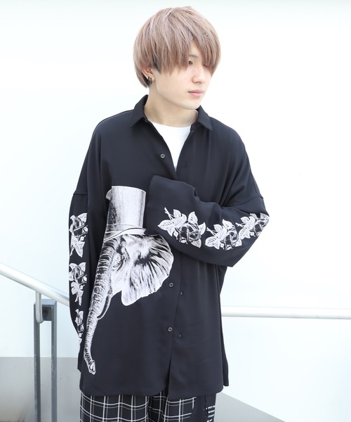 AFYF（エーエフワイエフ）の「AFYF ICON BIG SHIRT/オーバーサイズ イコンビッグシャツ（シャツ/ブラウス・メンズ・ホワイト系その他/ホワイト系その他2/ホワイト系その他5/ブラック系その他4/ブラック系その他2/ブラック系その他6/ホワイト系その他6/ブラック系その他7/ホワイト系その他7/ブラック系その他/ホワイト系1/ブラック系1/ブラック系/ホワイト系/ブラック系その他3/ホワイト系その他4・FREE）」の11枚目の写真
