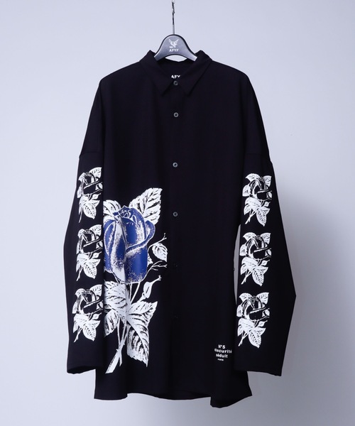 AFYF（エーエフワイエフ）の「AFYF ICON BIG SHIRT/オーバーサイズ イコンビッグシャツ（シャツ/ブラウス・メンズ・ホワイト系その他/ホワイト系その他2/ホワイト系その他5/ブラック系その他4/ブラック系その他2/ブラック系その他6/ホワイト系その他6/ブラック系その他7/ホワイト系その他7/ブラック系その他/ホワイト系1/ブラック系1/ブラック系/ホワイト系/ブラック系その他3/ホワイト系その他4・FREE）」の13枚目の写真