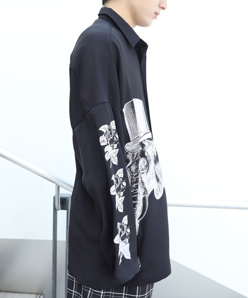 AFYF（エーエフワイエフ）の「AFYF ICON BIG SHIRT/オーバーサイズ イコンビッグシャツ（シャツ/ブラウス・メンズ・ホワイト系その他/ホワイト系その他2/ホワイト系その他5/ブラック系その他4/ブラック系その他2/ブラック系その他6/ホワイト系その他6/ブラック系その他7/ホワイト系その他7/ブラック系その他/ホワイト系1/ブラック系1/ブラック系/ホワイト系/ブラック系その他3/ホワイト系その他4・FREE）」の18枚目の写真