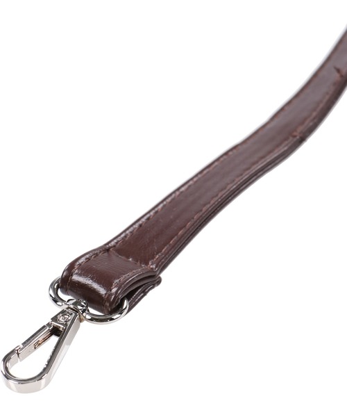 SPINNS(スピンズ)の「【2WAY仕様】フェイクレザーボストンバッグ(ショルダーバッグ・レディース・ブラック/ダークブラウン/グリーン/アイボリー・ONESIZE)」の22枚目の写真