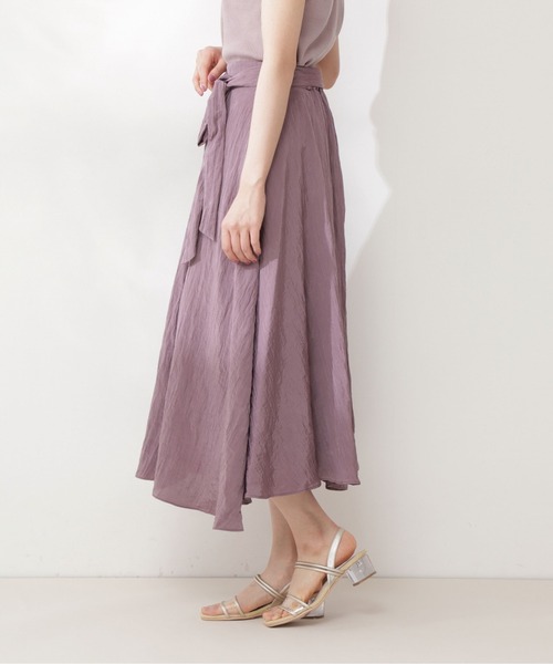 PROPORTION BODY DRESSING（プロポーションボディドレッシング）の「ワッシャーナロースカート / 1211220600（スカート・レディース・ボルドー/ブルー系その他/グレー・SMALL/MEDIUM）」の10枚目の写真