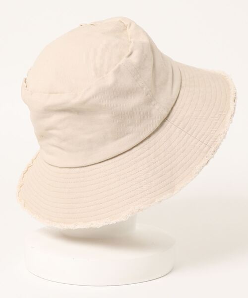 Bonum(ボナム)の「デニムフリンジハット(ハット・レディース・ホワイト・FREE)」の6枚目の写真