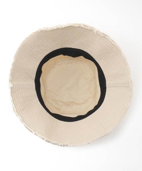 Bonum(ボナム)の「デニムフリンジハット(ハット・レディース・ホワイト・FREE)」の3枚目の写真