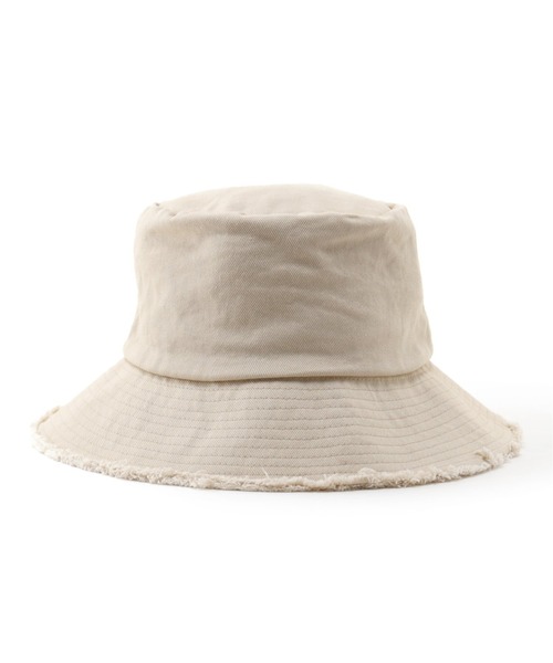 Bonum(ボナム)の「デニムフリンジハット(ハット・レディース・ホワイト・FREE)」の5枚目の写真