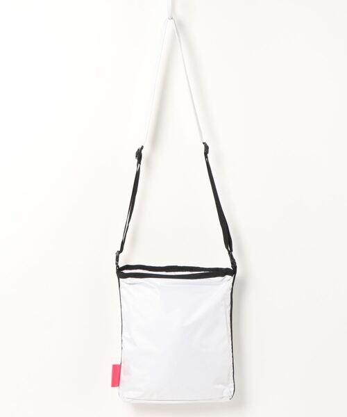 CONNA DESIGN（コンナデザイン）の「【CONNA DESIGN/コンナデザイン】別注Water Repellent Packable Sacoche パッカブルサコッシュ（ショルダーバッグ・メンズ・ホワイト/ブラック/イエロー・FREE）」の2枚目の写真