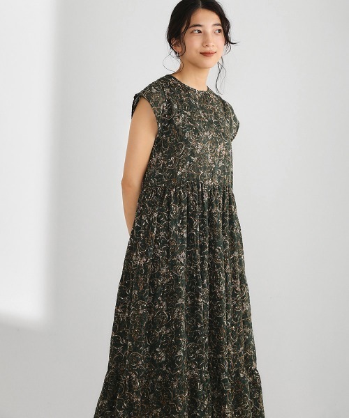 Bou Jeloud（ブージュルード）の「エスニックジャガードワンピース（ワンピース・レディース・チャコールグレー/ブラウン・FREE）」の8枚目の写真