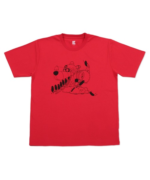 Design Tshirts Store graniph（デザイン　ティーシャツ　ストア　グラニフ）の「ヤッターワン シャドー(ヤッターマン)｜コラボTシャツ（Tシャツ/カットソー・メンズ・レッド系その他・SMALL/MEDIUM/LARGE/X-SMALL）」の9枚目の写真