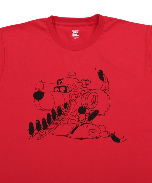 Design Tshirts Store graniph（デザイン　ティーシャツ　ストア　グラニフ）の「ヤッターワン シャドー(ヤッターマン)｜コラボTシャツ（Tシャツ/カットソー・メンズ・レッド系その他・SMALL/MEDIUM/LARGE/X-SMALL）」の10枚目の写真