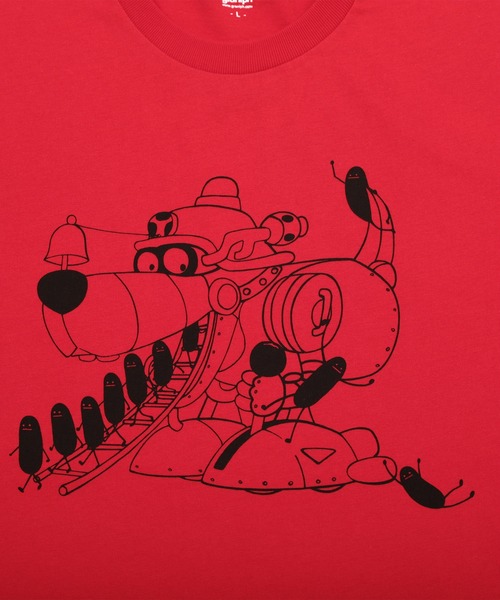 Design Tshirts Store graniph（デザイン　ティーシャツ　ストア　グラニフ）の「ヤッターワン シャドー(ヤッターマン)｜コラボTシャツ（Tシャツ/カットソー・メンズ・レッド系その他・SMALL/MEDIUM/LARGE/X-SMALL）」の3枚目の写真