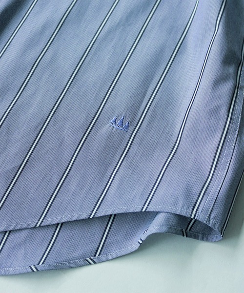 JOURNAL STANDARD relume（ジャーナルスタンダード　レリューム）の「【PALMER for relume】SLOUCHY STRIPE 7S シャツ（シャツ/ブラウス・メンズ・グレー/サックスブルー/ベージュ/ネイビー・M/L）」の22枚目の写真