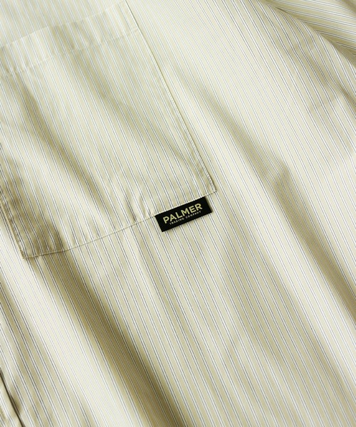JOURNAL STANDARD relume（ジャーナルスタンダード　レリューム）の「【PALMER for relume】SLOUCHY STRIPE 7S シャツ（シャツ/ブラウス・メンズ・グレー/サックスブルー/ベージュ/ネイビー・M/L）」の19枚目の写真
