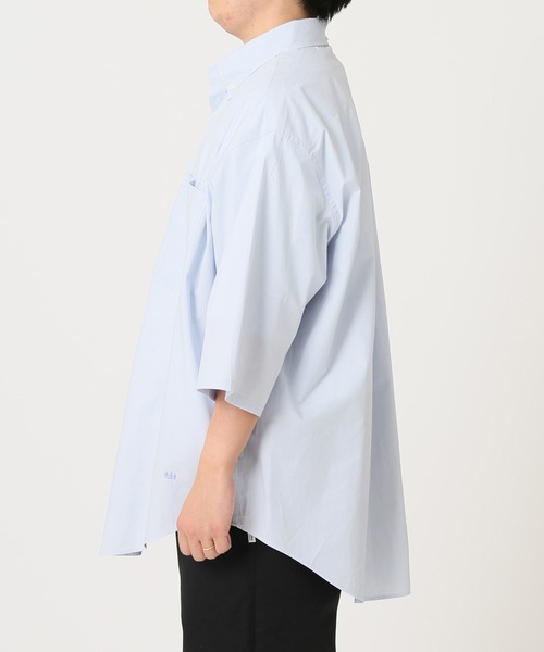 JOURNAL STANDARD relume（ジャーナルスタンダード　レリューム）の「【PALMER for relume】SLOUCHY STRIPE 7S シャツ（シャツ/ブラウス・メンズ・グレー/サックスブルー/ベージュ/ネイビー・M/L）」の11枚目の写真