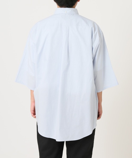 JOURNAL STANDARD relume（ジャーナルスタンダード　レリューム）の「【PALMER for relume】SLOUCHY STRIPE 7S シャツ（シャツ/ブラウス・メンズ・グレー/サックスブルー/ベージュ/ネイビー・M/L）」の14枚目の写真