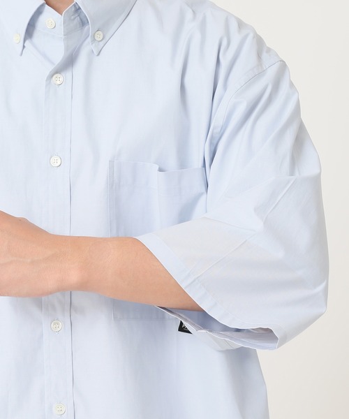 JOURNAL STANDARD relume（ジャーナルスタンダード　レリューム）の「【PALMER for relume】SLOUCHY STRIPE 7S シャツ（シャツ/ブラウス・メンズ・グレー/サックスブルー/ベージュ/ネイビー・M/L）」の17枚目の写真