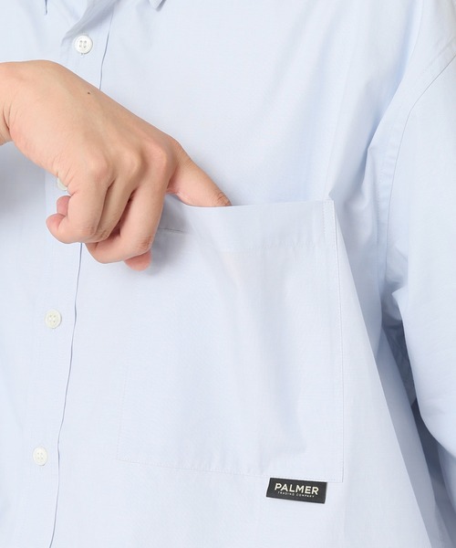 JOURNAL STANDARD relume（ジャーナルスタンダード　レリューム）の「【PALMER for relume】SLOUCHY STRIPE 7S シャツ（シャツ/ブラウス・メンズ・グレー/サックスブルー/ベージュ/ネイビー・M/L）」の7枚目の写真