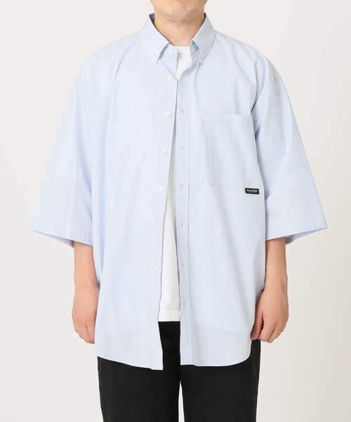 JOURNAL STANDARD relume（ジャーナルスタンダード　レリューム）の「【PALMER for relume】SLOUCHY STRIPE 7S シャツ（シャツ/ブラウス・メンズ・グレー/サックスブルー/ベージュ/ネイビー・M/L）」の18枚目の写真