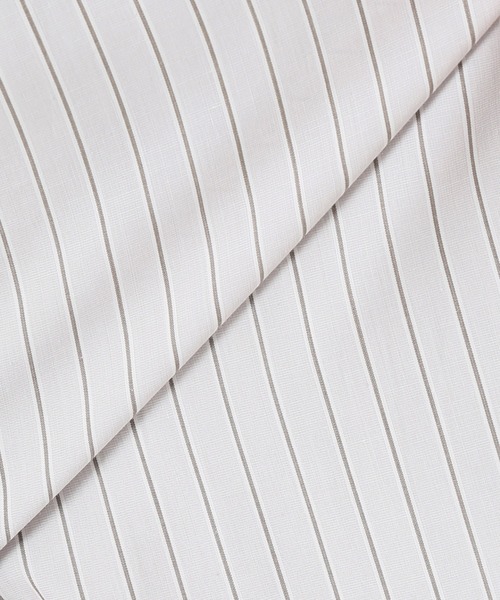 JOURNAL STANDARD relume（ジャーナルスタンダード　レリューム）の「【PALMER for relume】SLOUCHY STRIPE 7S シャツ（シャツ/ブラウス・メンズ・グレー/サックスブルー/ベージュ/ネイビー・M/L）」の5枚目の写真